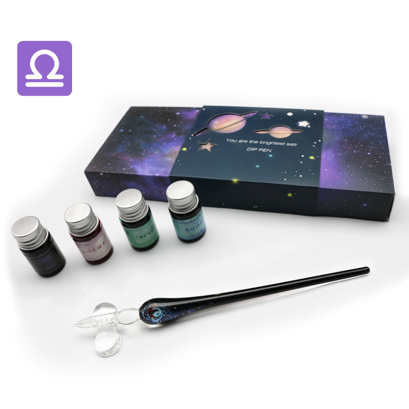 The Constellation Series - Libra Glass Dip Pen