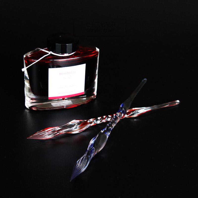 The Soulmate glass dip pen with ink gift set