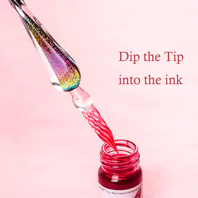 V-Day Glass Dip Pen Gift Set-Buy 1 Get 1 FREE!
